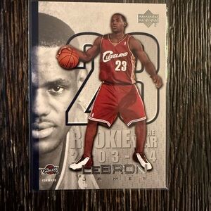 Lebron James Rookie of the Year card